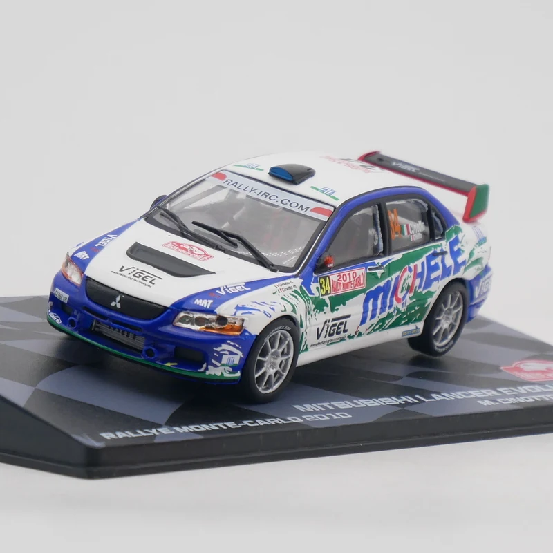 

Литой под давлением IXO масштаб 1:43 Mitsubishi Lancer Evolution WRC 2010, раллийная модель автомобиля из сплава, Коллекционная игрушка, подарок, сувенир, украшение для дисплея