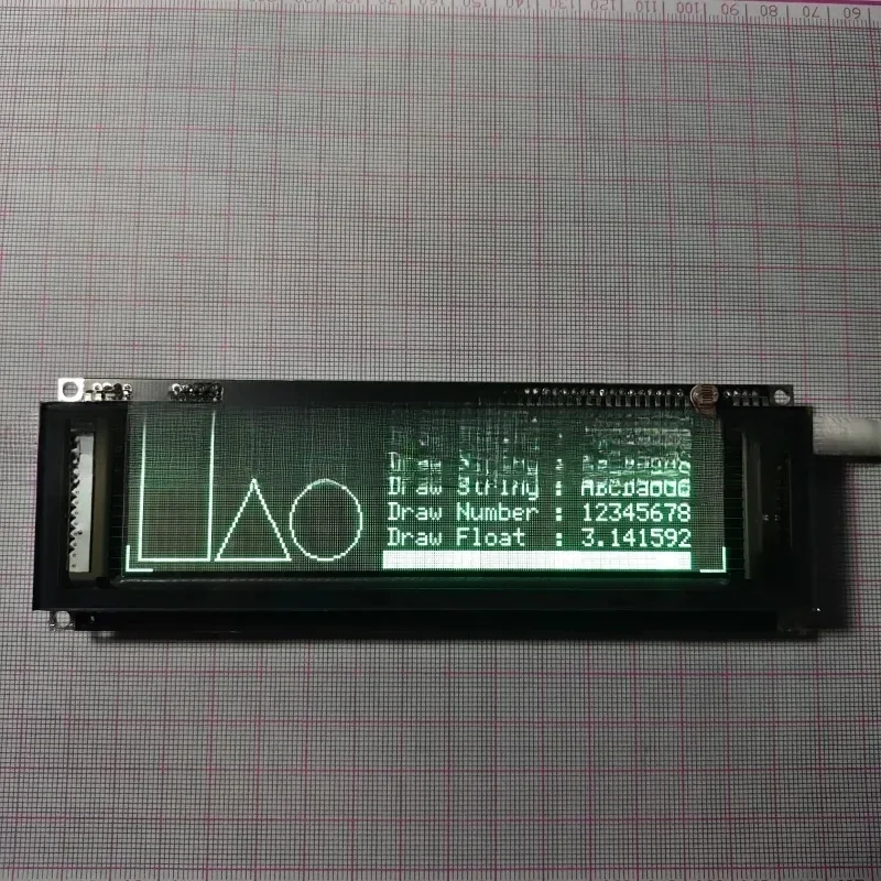 

for VFD Fluorescent Display 6.1 Inches VFD256x48 Fluorescent Graphic Dot Matrix Display Module