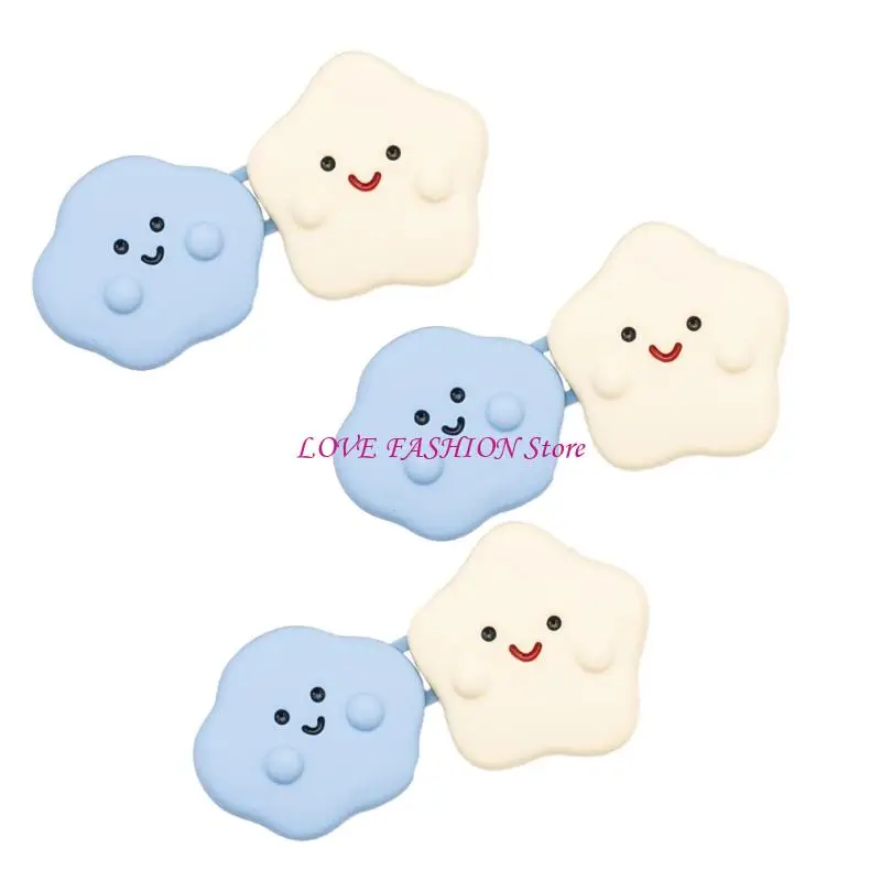 3PCS Có thể điều chỉnh thắt lưng thắt lưng Buckles Thiết kế đám mây Clip fastener clip cho phụ nữ quần áo quần áo lỏng lẻo Y166