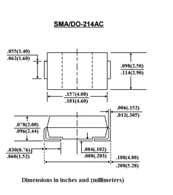 2000PCS SMA Diodes US1D US2D US3D US5D SS14 SS12 M1 M4 M7 SS12 SS14 SS16 SS34 S2M SS54 RS1M US1J ES1J US1M US1G US2M DO214AC