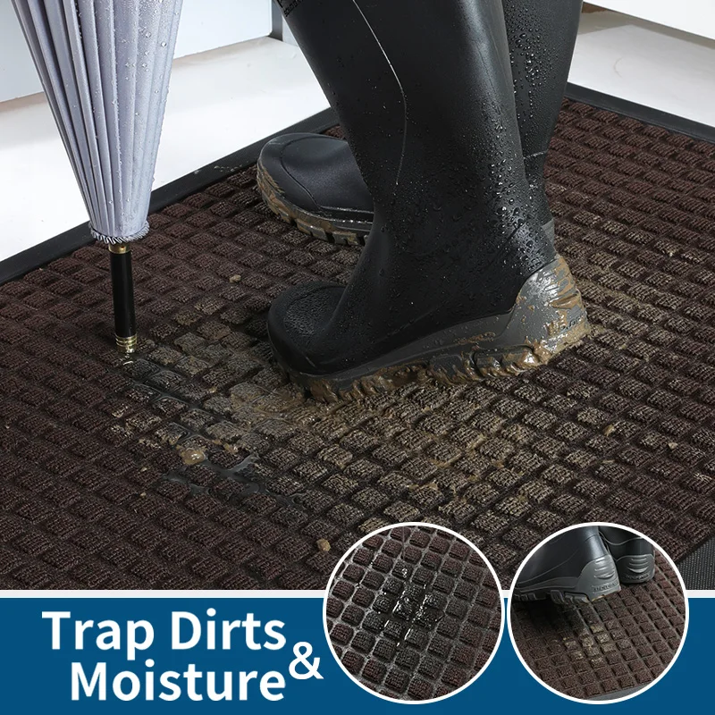 Terras Toegangsdeur Matten Rubber Huishoudelijke Anti-Slip Stofdicht Krasbestendig Tapijt Kantoor Winkel Floor commerciële Tapijt