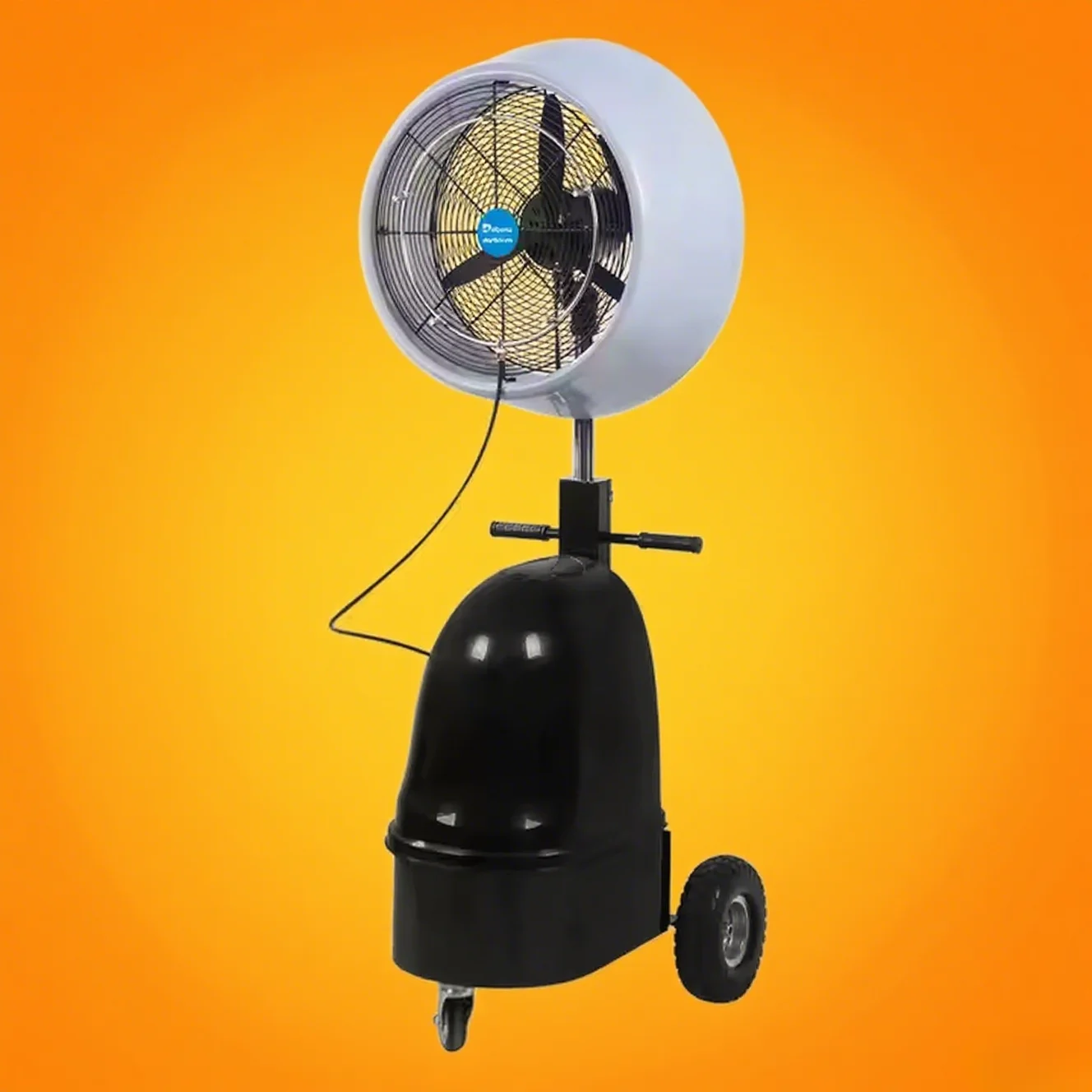 High Pressure Industrial Fan Pedestal Mist Fan With Water Spray
