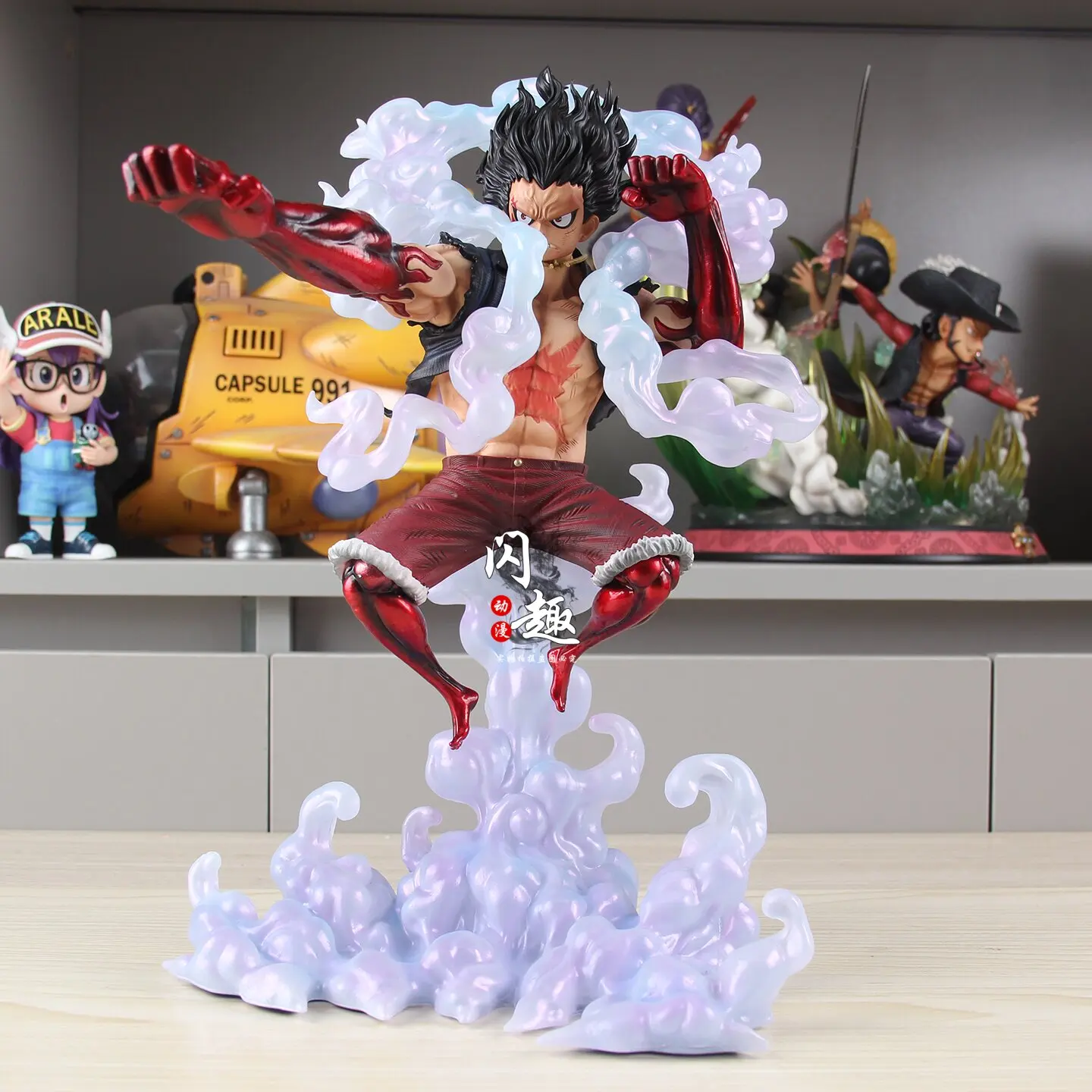 

JT One Piece Gear 4 Snake Man Luffy Anime Figure Pirate Straw Hat Crew Statue Desktop Decoration Birthday Gift For Anime Fans