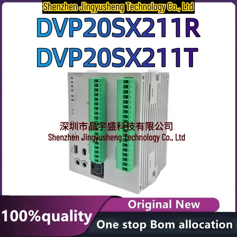 

New Original DVP20SX2 DVP20SX211R DVP20SX211T DVP20SX211S DC24V PLC 8DI 4AI 6DO 2AO Spot
