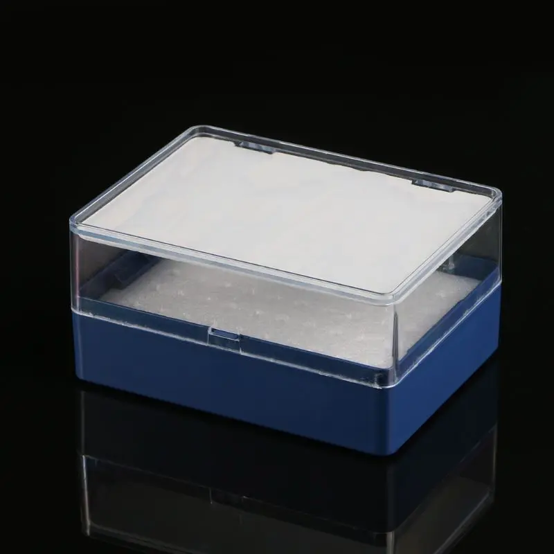 X37E Plastic Storage Box With Foam Milling Cutter For 50 PCB Drill Bits