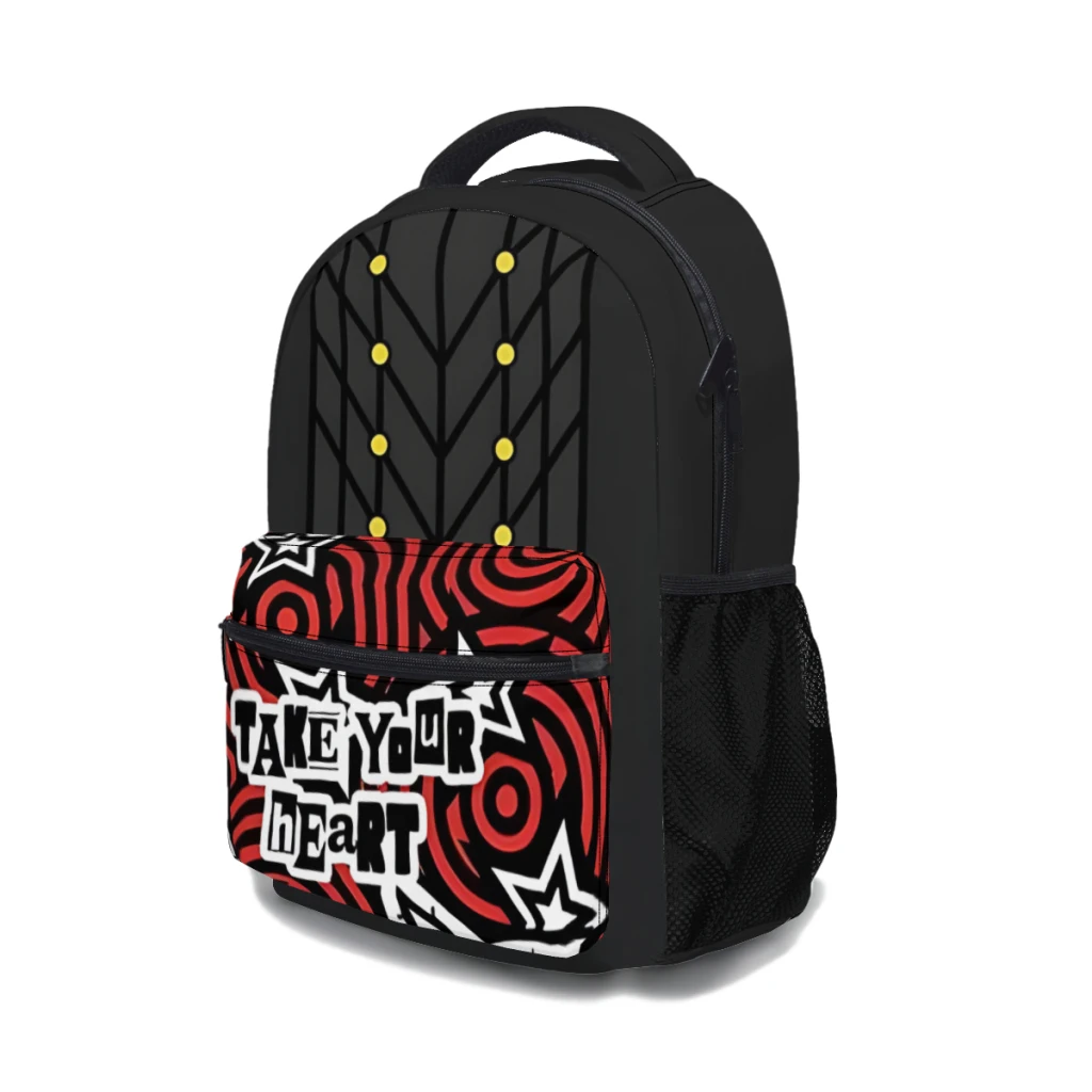 Persona 5-Joker escola padrão saco, mochila impressão elegante, 17 ", Novo