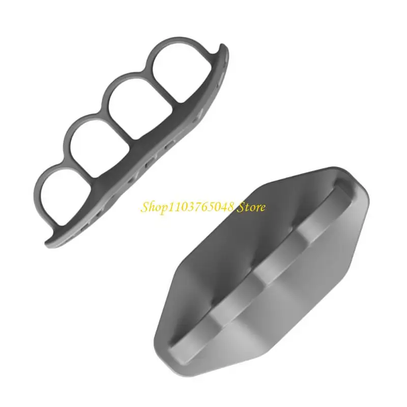 R53E Elastic Gym Lifting Pads Secure Grip Enhancer For Rod Weights Homes Gym