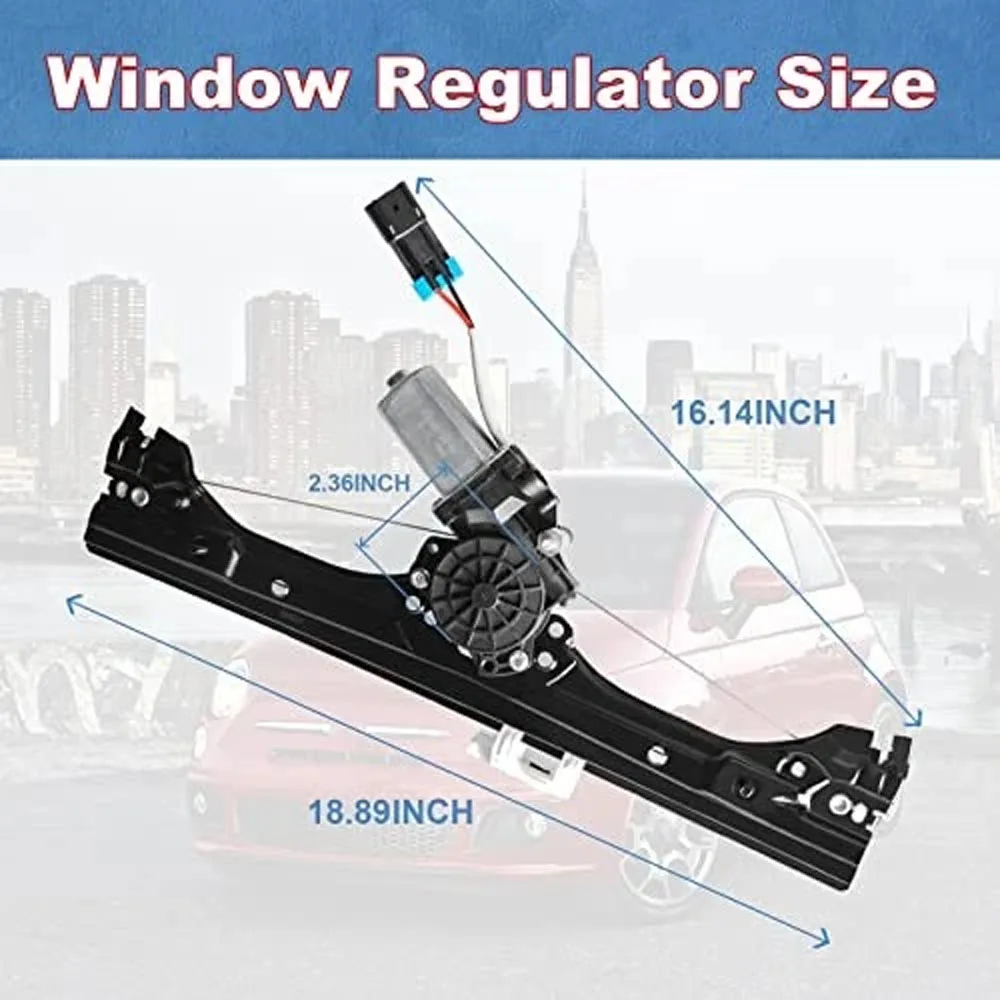 Fensterheber mit Motor für Fiat 500 2-Türer 2010-2019 Fensterheberregler Motor 751-648 68070267AC 68070266AD – Detail 5