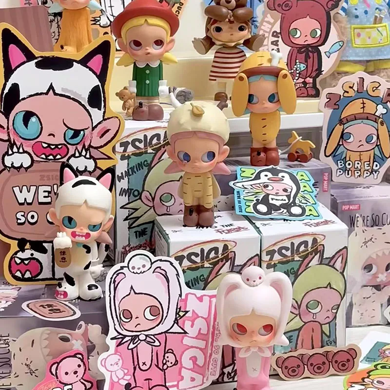 

POP MART Zsiga ходящая в лесу серия глухая коробка игрушки Угадай сумку загадка коробка Mistery Caixa экшн-фигурка модель сюрприза