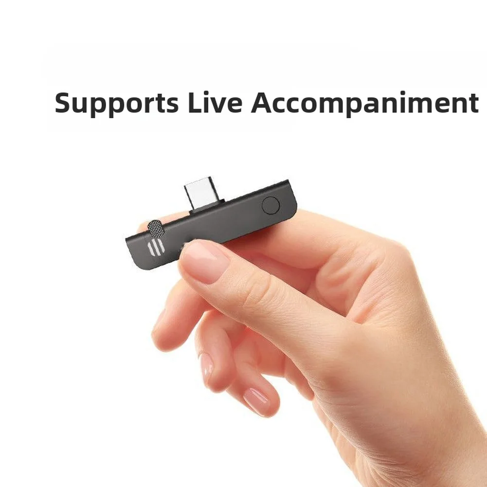Micrófono portátil con reducción de ruido para DJI, RC2, RC PRO, compatible con grabación de audio en vivo, control remoto y captura de pantalla