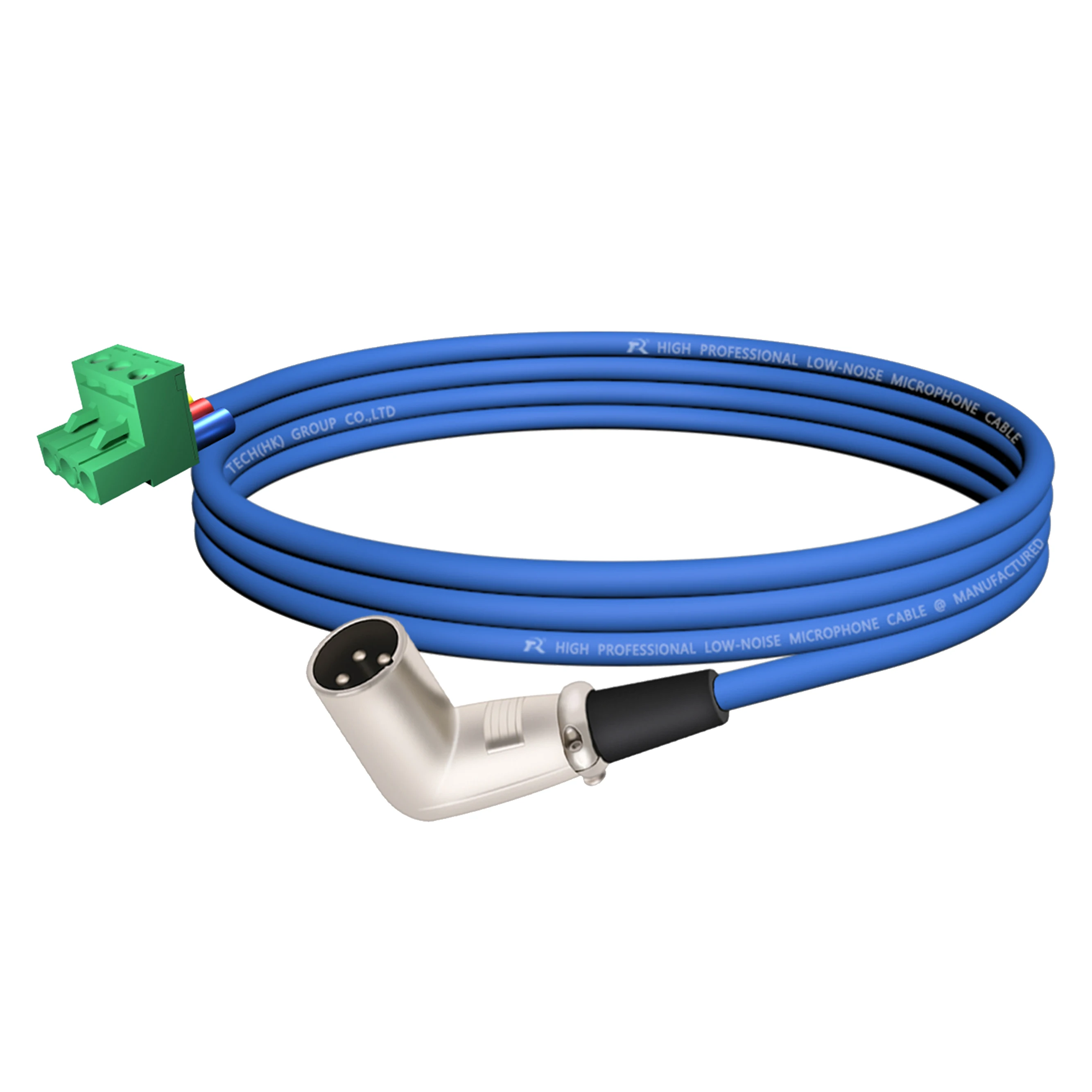 PHX zu XLR Kabel, PHX3M/2EDG-5.08 3-poliger Steckbarer Schraubklemmenblock zu XLR M/F Winkeladapterkabel, L-förmiger XLR-Steckverbinder – Detail 14