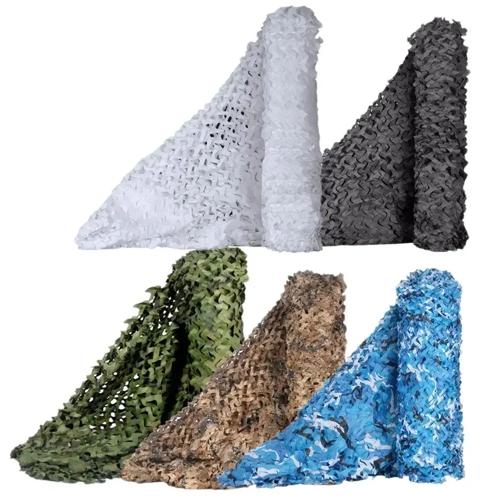 Reinforced Outdoor Camouflage Nets White Black Jungle Desert Garden Decoration Shade Camo Concealment Mesh 3x5 4x5 3x4 3x3 2x3