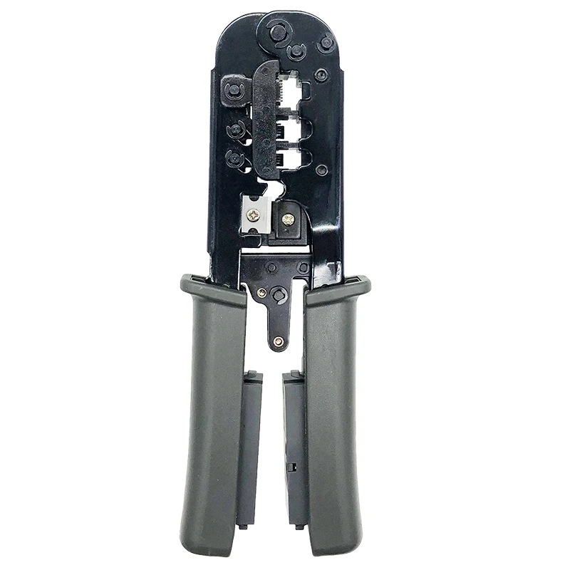 RJ45 Crimper Network Lan Cable Tester Cutting Tool For Cat7 Cat6 Cat5 RJ11 RJ12 RJ45 Crimper Metal Clip