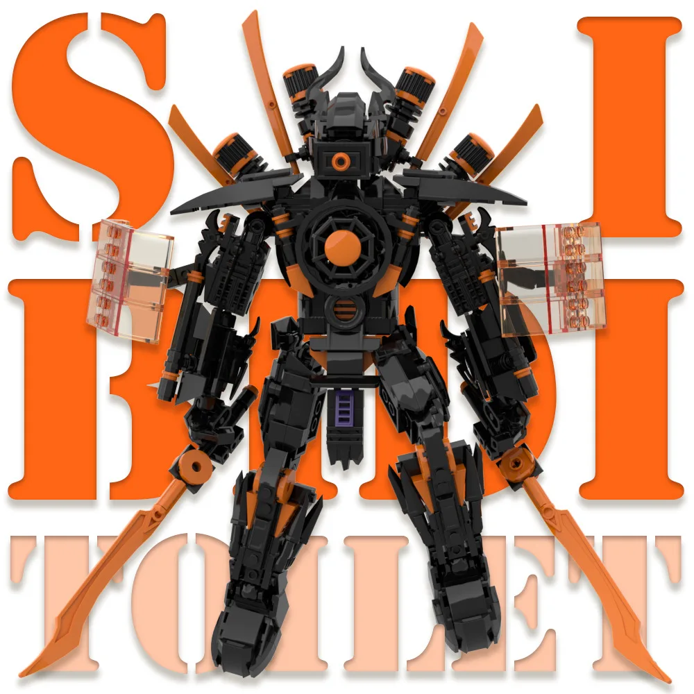 

Skibidi Toileted Giant Titan Trisolaran sonar Upgrade Speakerman Building Blocks Animation Figure Toys for Kid Ideas Gifts Xmas