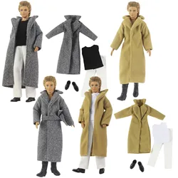 1 Set Doll Clothes Woolen Overcoat Outfit for 12 inch Ken Doll Many Style for Choice 03