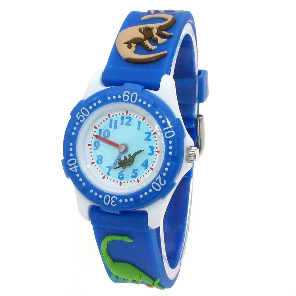 Reloj con dibujos animados de fútbol para niños y niñas, pulsera de cuarzo de silicona de marca de alta calidad, A31