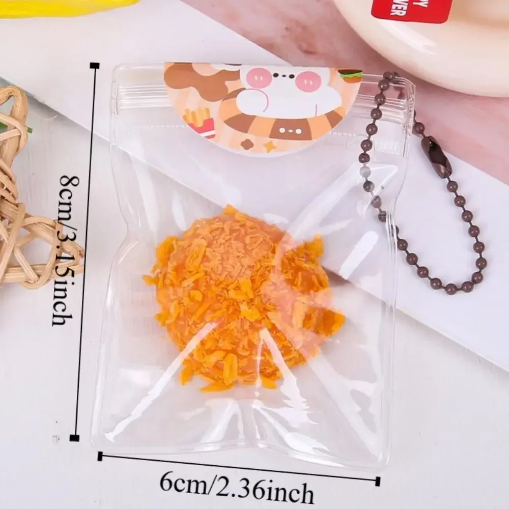 Simulation Fried Chicken Leg Squeeze Toy Silicone Pinch Decompression Toy Plush TPR Fidget Sensory Toys For Kids Adults Gift