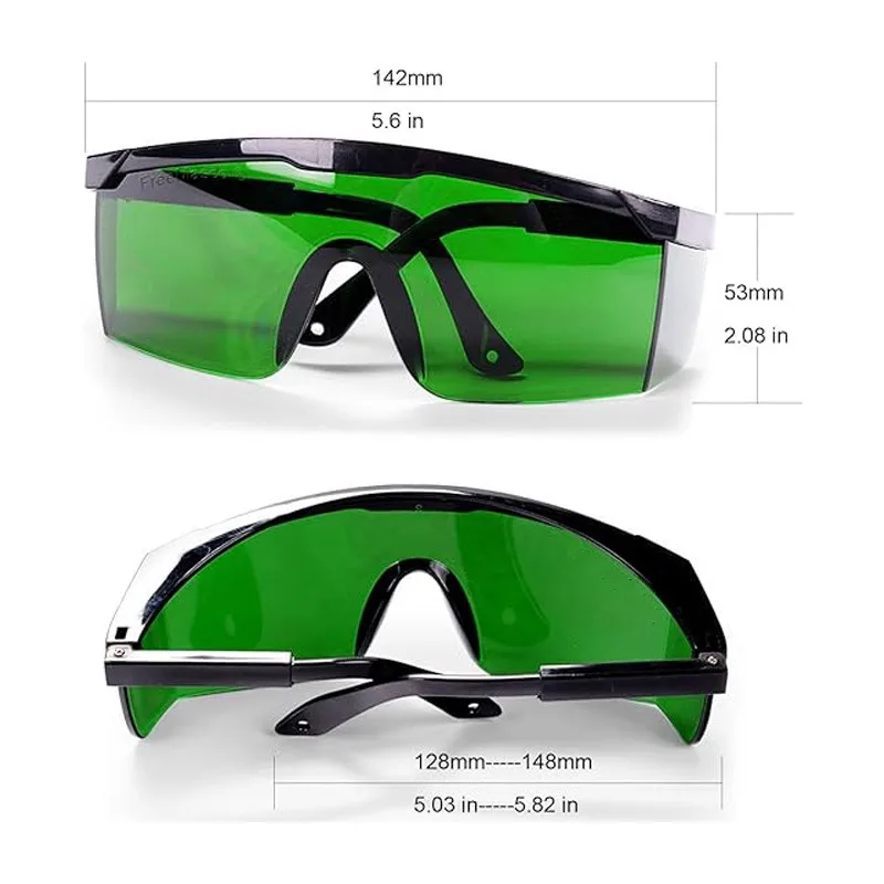 Laser Protection Goggles 200-2000nm Laser Goggles Safety Glasses Light Eye Protection for Laser Welding Machine OPT/IPL Beauty