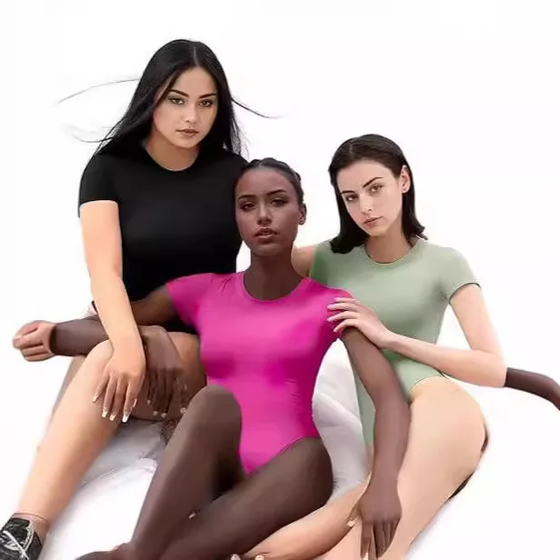 

American Sle Set Milk Silk One-Piece Summer Pure Color Clothing Teaded High Waist Long Pants Thin Model Clete Set