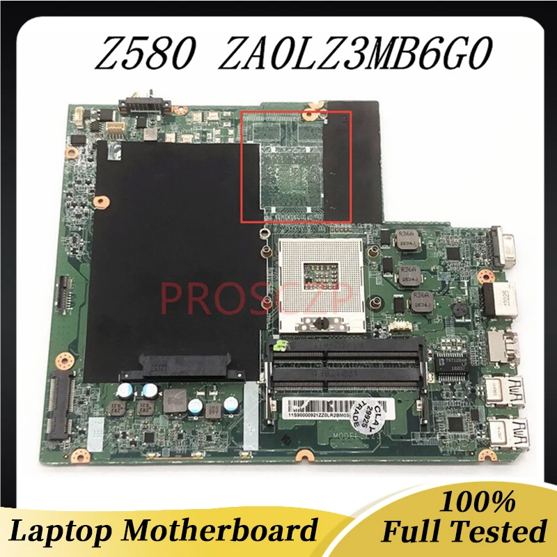 

DA0LZ3MB6G0 Free Shipping High Quality Mainboard For LENOVO Z580 Laptop Motherboard 11S90000921 90000921 HM76 100%Full Tested OK