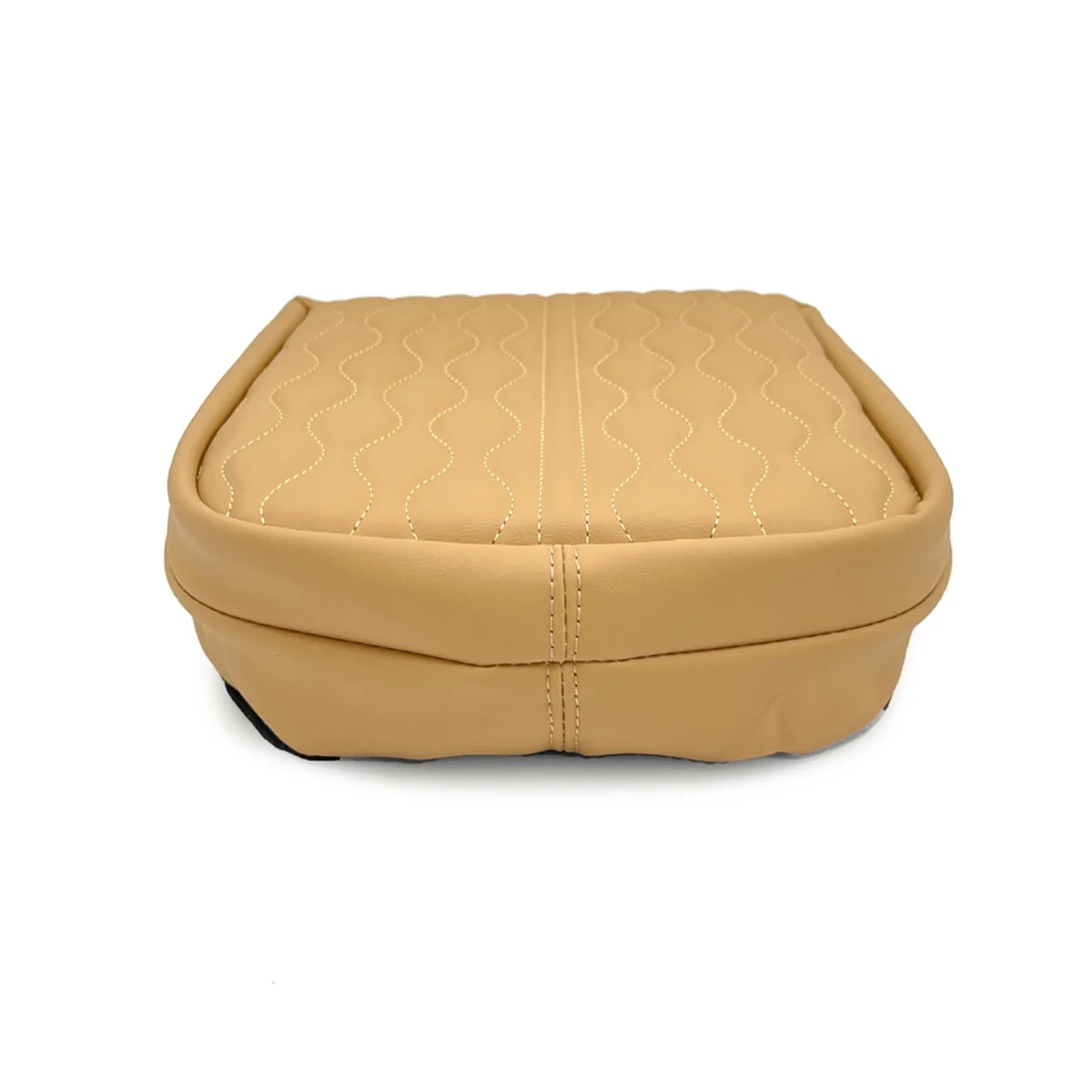 JAS-Car Center Console Armrest Box Pad Mat Cushion Cover Camel Fit for Kia Carnival