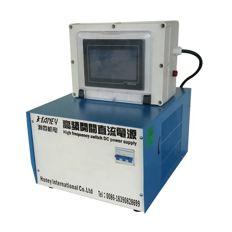 Haney CE Electrophoresis Rectifier Galvanizing Machine Aluminium Anodization Chrome Plating Machine for Metal