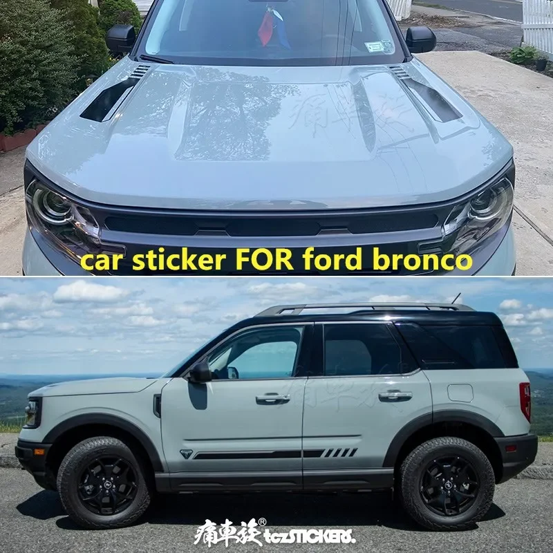 

car stickers FOR Ford bronco appearance modification decoration personalized custom sports Vinyl decals accessories