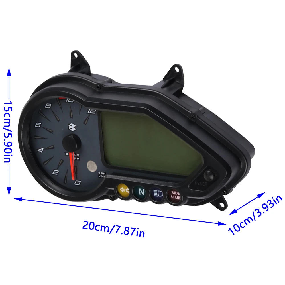 12V DC motocykl elektroniczny licznik kilometrów prędkościomierz dla BAJAJ PULSAR 135 150 160 180 220NS 2015-2018 licznik motocyklowy Instrument