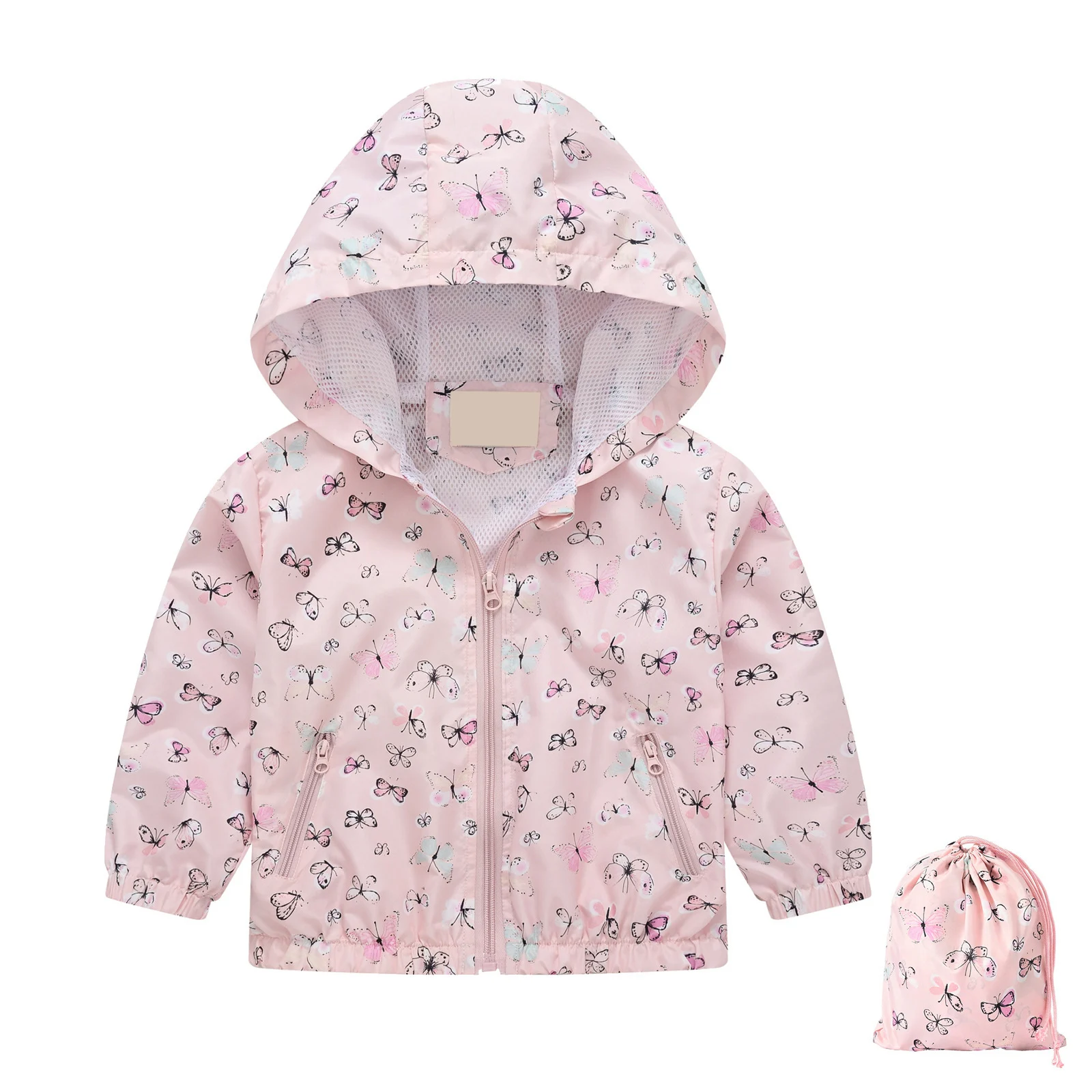 

Light Coats for Kids Toddler Boys Girls Sunscreen Jackets Printing Cartoon Hooded Outerwear Zipper Coats Coat Baby Girl 9 Months