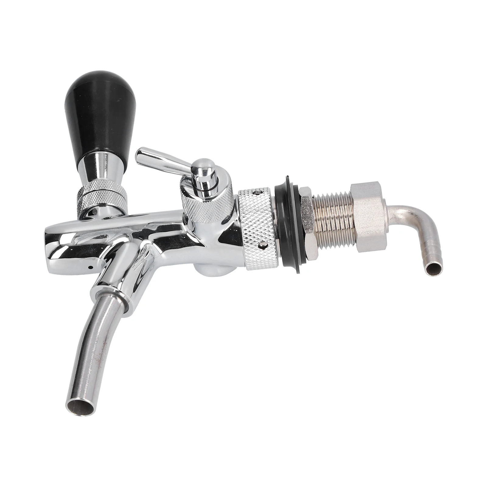 

Beer Tap Adjustable G5/8 Brass Stainless Steel Keg Faucet Good Sealing Beer Brewing Utensils Brewing Utensils for Bars Hotels