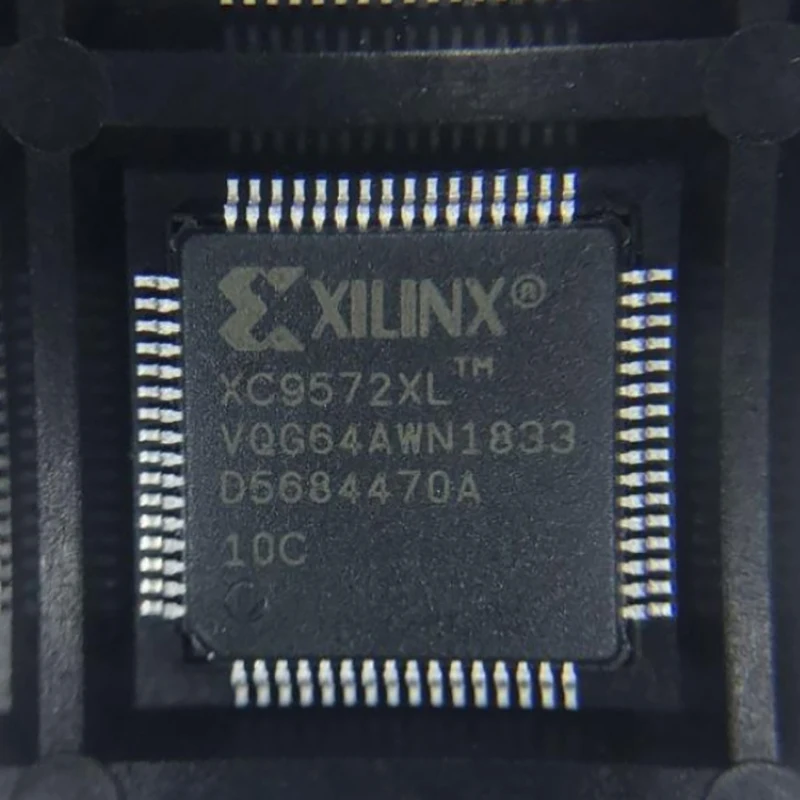 XC9572XL New Original XC9572XL-10VQG64C VQFP64 CPLD - Complex Programmable Logic Devices 3.3V 72-mc CPLD