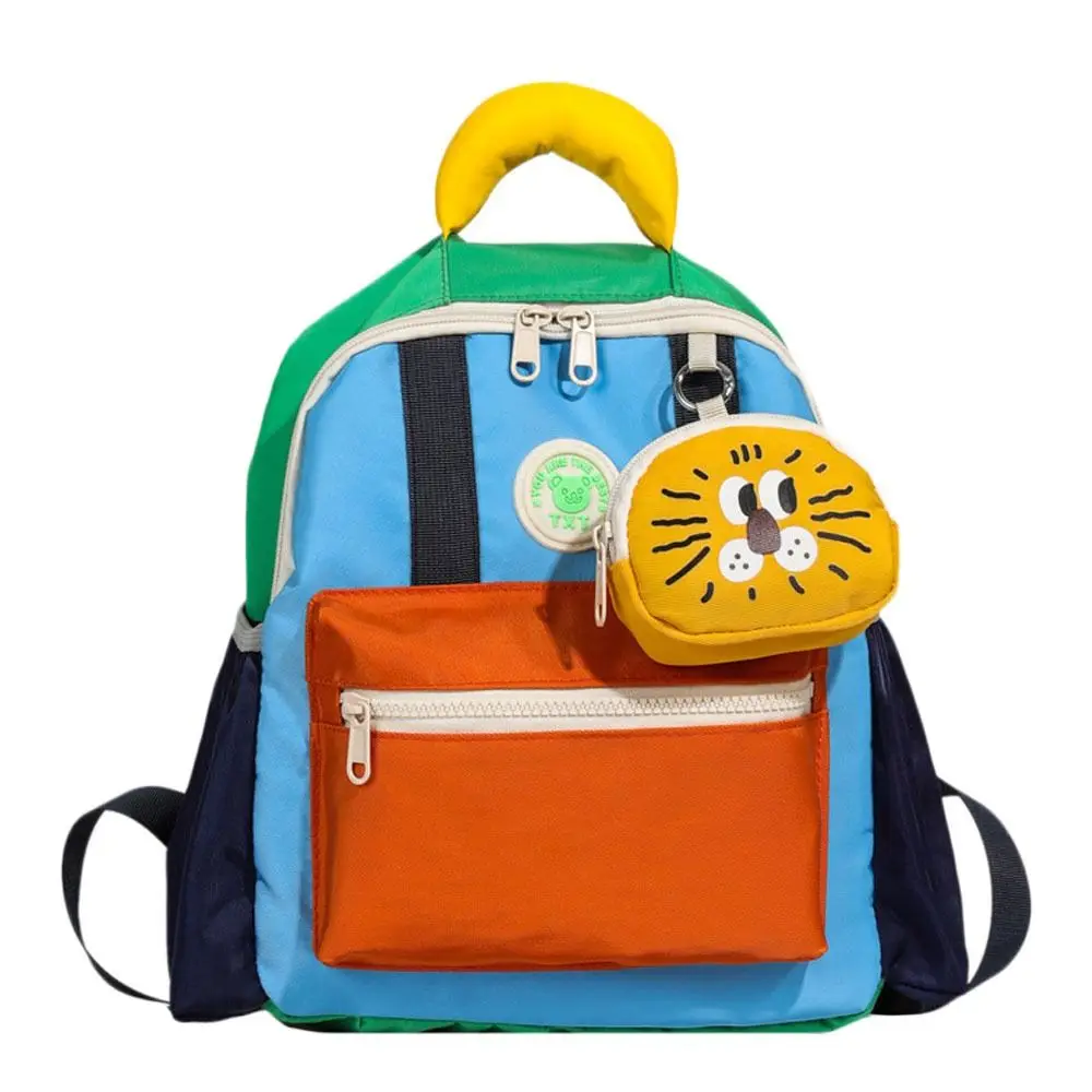 Mochila escolar ligera para estudiantes, mochila escolar para niños a juego de colores a la moda con dibujos animados, bolsas bonitas para libros de gran capacidad