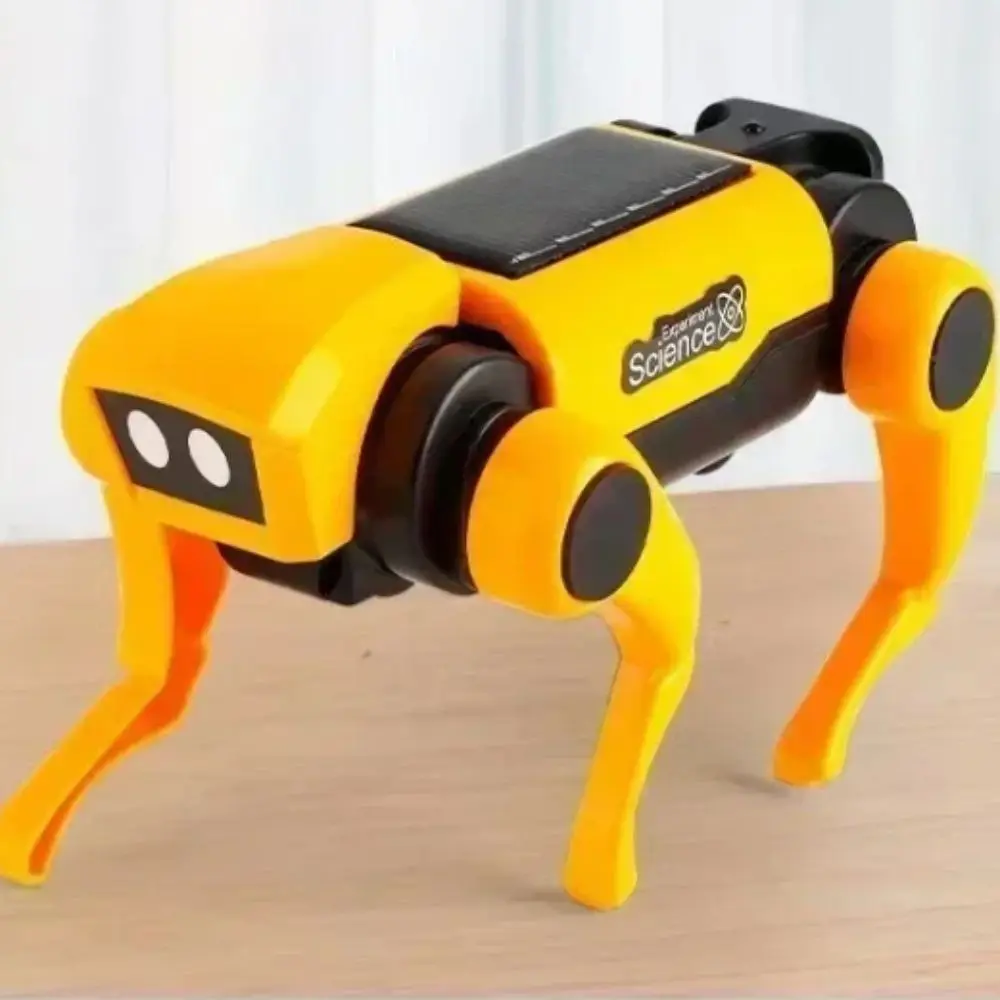 Bionic Electric Mechanical Dog Running Solar System RC Robot Science Teaching Remote Control Electric Robot Dog Birthday Gift
