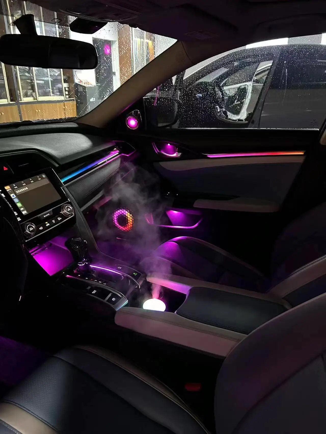 for for Civic 2016-2021 12V LED Symphony Automotive Ambient Lighting Modification Kit Color Full Auto Interior Car