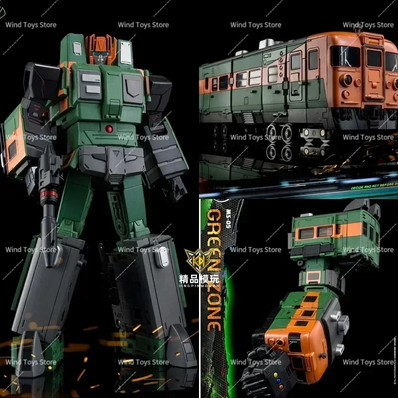 変換 Trainbots ムーンスタジオ雷電列車コンビネーション MS06 MS05 MS04 ムーンシャインアクションフィギュア玩具ギフトコレクション趣味