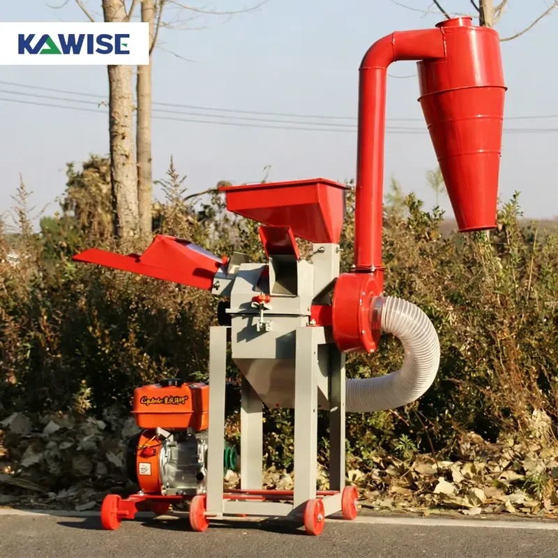 Pulping Crusher Machine for Wet Grass Dry Fodder Corn and Grain Processing on Farms view 5