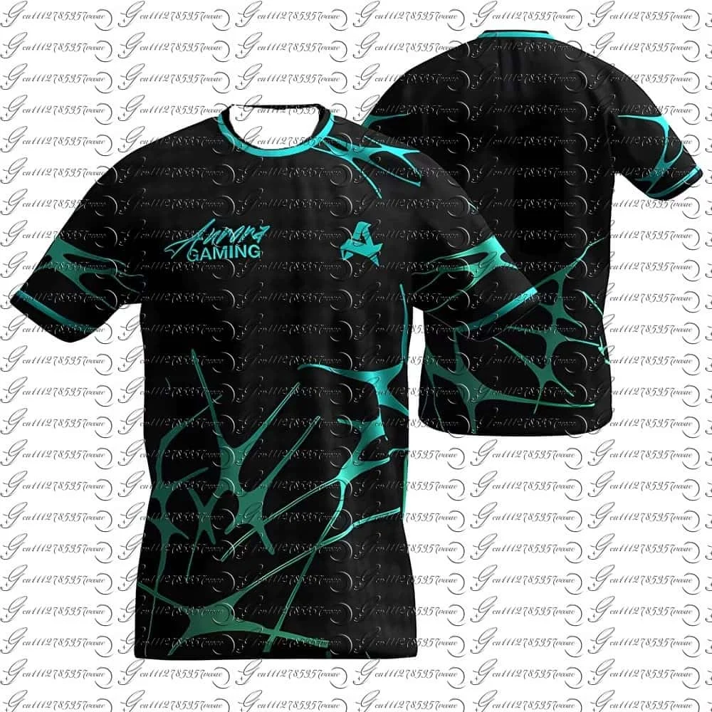 Aurora Gaming E-Sports Club Neue Sommeruniformen CS2 ESL Pro League Trainingstrikots Spieler-personalisierte T-Shirts Familien-Matching – Detail 14