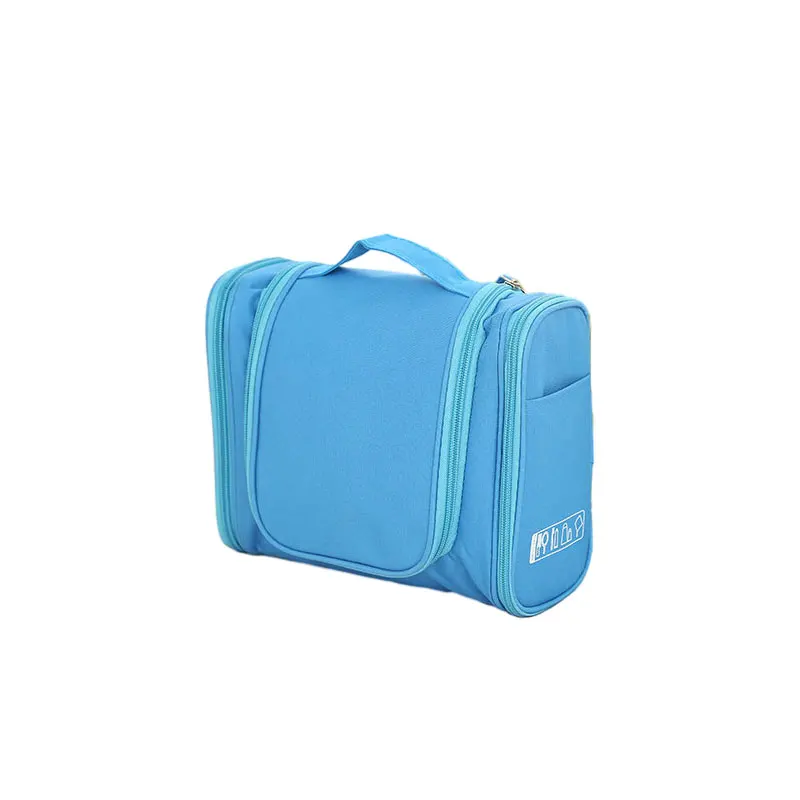 Double-open toiletry bag Travel hook organizer bag Triple-open handheld cosmetic bag portable travel bag