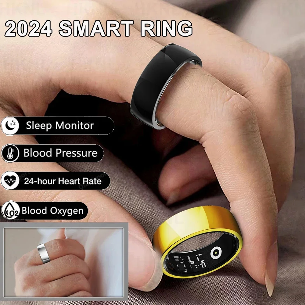 

Remote Smart Ring for Men and Women, Military Grade, Titanium Steel Shell Ring, Health Monitoring, Sport, Waterproof, New, 2025