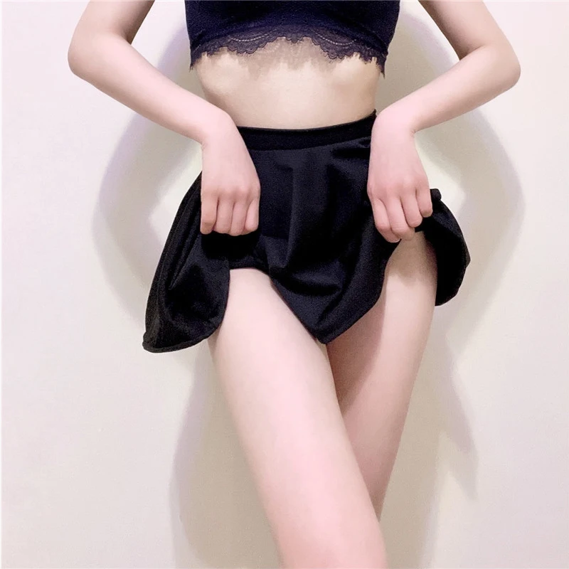 Summer Women Mini Skirts Women\'s Flared Shorts Skirt sexy Elastic Pleated Skirt for School Girls Korean High Waist Tennis Skirts