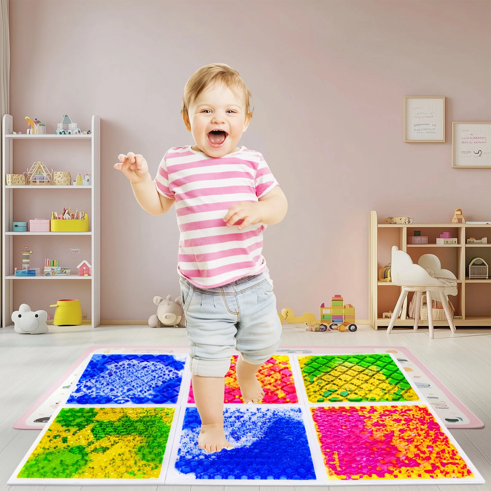 

Sensory Panel Items for Autistic Sensory Room Mat Users Multi-Sensory Toys for Toddlers