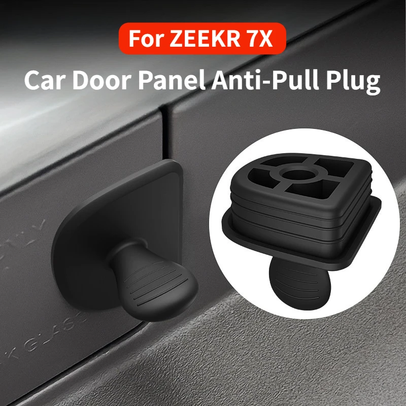 

For Zeekr 7X 25-26 Car Glass Door Panel Anti-pull Silicone Plug Main Driver Broken Window Cover Anti-mis-pull Cover Accessories