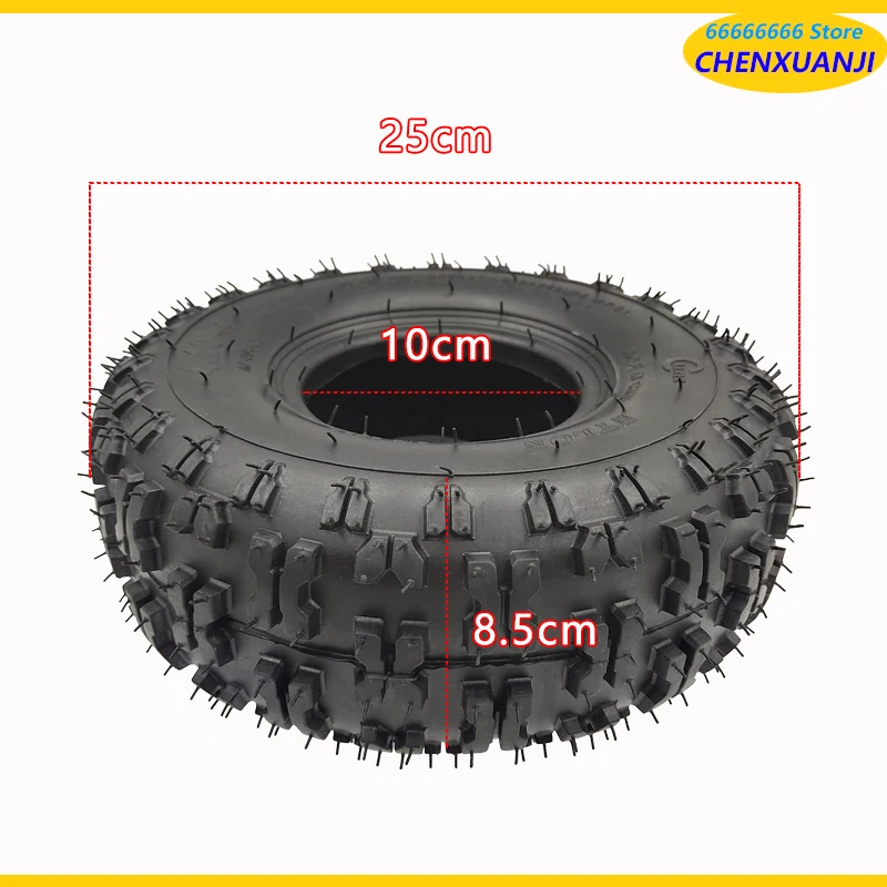 4.10-4 Pneumatic Tires outer tire 4.10/3.50-4 Inner Tube for ATV Quad Go Kart 47cc 49cc Chunky Fit All Models 4\