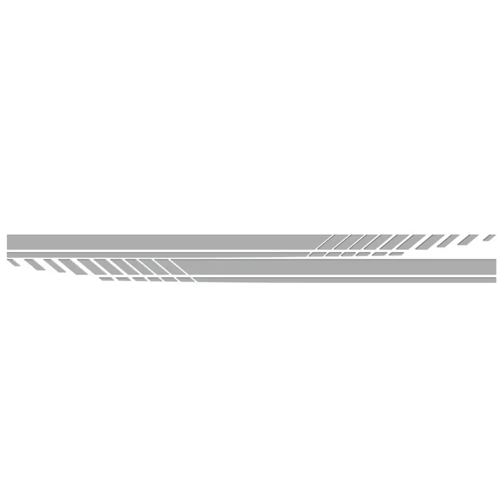

2Pcs PVC Car Body Side Decal Universal Cool Car Side Stickers Sport Style Multi-color Racing Stripe Graphic Stickers SUV