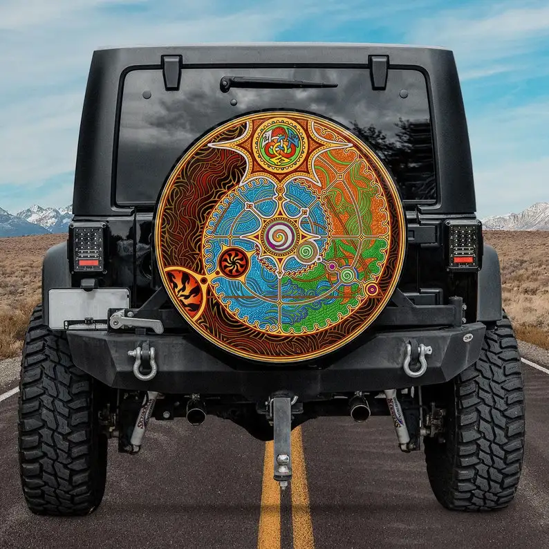 

Spare Tire Cover Camper With Or Without Backup Camera Hole, Course of Things Spare Tire Cover For Ford Bronco, Spare Tire Party