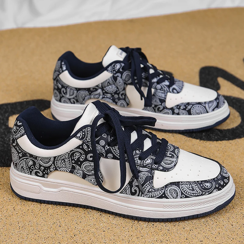 

Большие размеры 47, синие мужские туфли для скейтборда, удобные кожаные повседневные кроссовки, мужская спортивная обувь на шнуровке, zapatillas para hombre