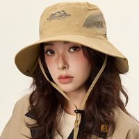 Fashion Wide Brim Bucket Hat Sun Protection Breathable Panama Hat Portable Quick-dry Sun Hat Camping Hiking