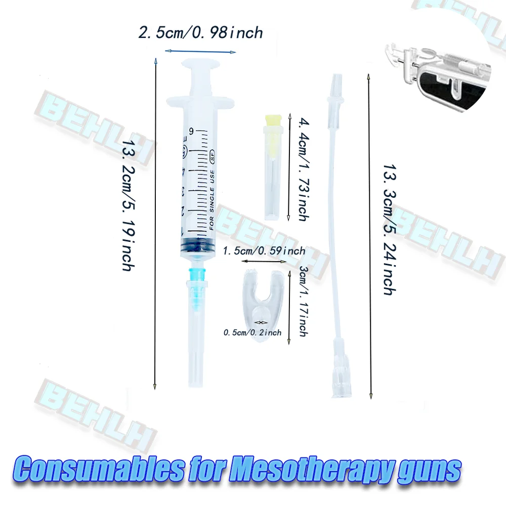 Plastic presser foot and Consumables Suitable For Mesotherapy Gun Beauty Equipment Accessories