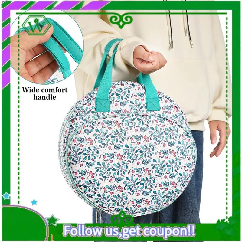 

Latest-Multi-Layer Oxford Storage Bag For Embroidery Kit Organizer With Zipper Pockets Threads& Craft Supplies