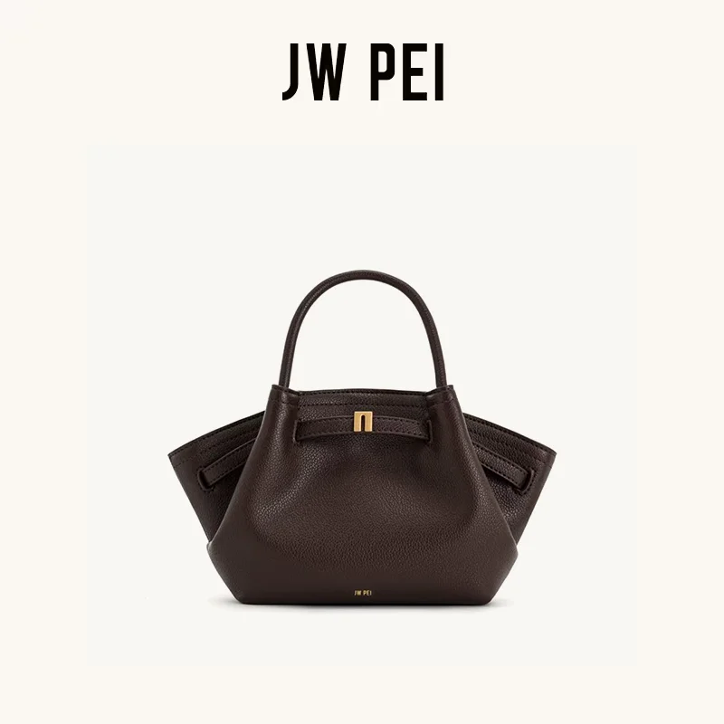 JW PEI HANA Tote Bag Dumpling Bun Small Women's Shoulder Crossbody Bag High Quality Handheld Small Bag Women'sMedium Faux Suede